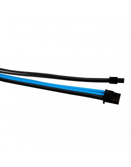 1stPlayer комплект удължителни кабели Custom Modding Cable Kit Black/Blue - ATX24P, EPS, PCI-e - BBL-001