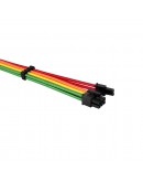 1stPlayer комплект удължителни кабели Custom Modding Cable Kit Rainbow - ATX24P, EPS, PCI-e - RB-001