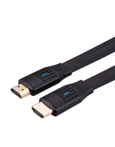 Value 11.99.5908 Кабел HDMI 8K (7680x4320) UltraHD, Flat, плосък, M/M, черен, 3 м