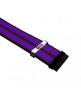 1stPlayer комплект удължителни кабели Custom Modding Cable Kit Black/Violet - ATX24P, EPS, PCI-e - BVL-001