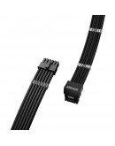 1stPlayer модулен кабел Custom Sleeved Modding Cable Black - PCIe 5.0 12VHPWR M/M - FM2-B-BK