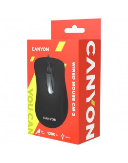 CANYON CM-2 Wired Optical Mouse with 3 buttons,