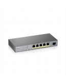 ZyXEL GS1350-6HP, 6 Port managed CCTV PoE switch, 