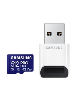 Samsung 512GB micro SD Card PRO Plus with USB Read