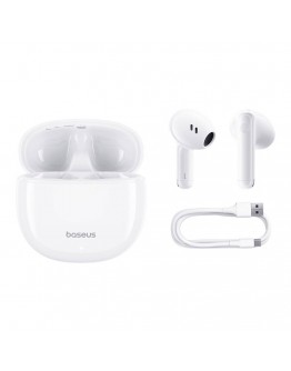 Bluetooth слушалки Baseus Bowie E13, TWS, Бял – 20754