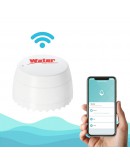 Смарт сензор No brand PST-SQ400B, За алармиране при наводнение, Wi-Fi, Tuya Smart, Бял - 91006