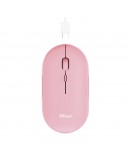 TRUST Puck Wireless & BT Rechargeable Mouse Pink