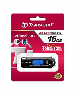 Transcend 16GB JETFLASH 790, USB 3.1, black