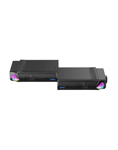 Тонколони Onikuma L1, 2x5W, USB, RGB, Черен - 22272