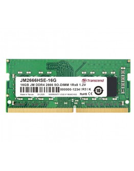 Transcend 16GB JM DDR4 2666Mhz SO-DIMM 1Rx8 2Gx8 C