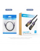 Vention Кабел LAN SSTP Cat.7 Patch Cable - 1.5M Black 10Gbps - ICDBG