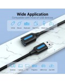 Vention Кабел USB 3.0  Extension AM / AF - 3.0M Black - CBHBG