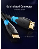 Vention Кабел HDMI v2.0 M / M 4K/60Hz Gold - 12M Black - AACBM