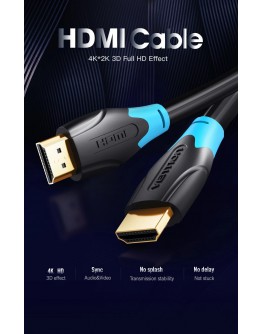 Vention Кабел HDMI v2.0 M / M 4K/60Hz Gold - 20M Black - AACBQ