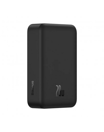 Преносима батерия Baseus Magnetic Mini Wireless, 20000mAh, 20W, С Type-C кабел, Черен - 87088