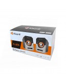 Тонколони Kisonli А-606, 3W*2, USB, Различни цветове - 22118