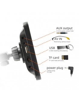 Преносим CarPlay / Android Auto дисплей No brand X5306L, За автомобил - 13312