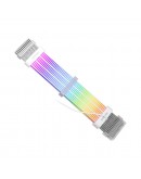 1stPlayer удължителен кабел Extension Modding Cable M/B 24PIN Addressable RGB White - NC24P-WH