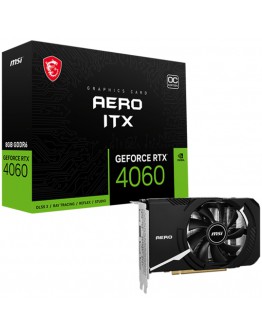 MSI Video Card Nvidia GeForce RTX 4060 AERO ITX