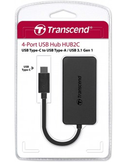 Transcend 4-Port HUB, USB 3.1 Gen 1, Type C