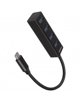 AXAGON HUE-M1C 4x USB3.2 Gen 1 MINI hub, metal,