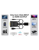 VCom кабел VGA M / HDMI M - CG493A-1.8m