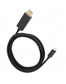 VCom кабел Cable Type-C to DisplayPort - 8K Black - CU422C-1.8m