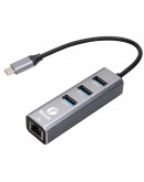 VCom докинг станция Docking USB Type-C to USB3.0 x 3 + LAN - DH311B