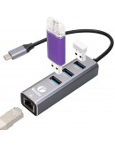 VCom докинг станция Docking USB Type-C to USB3.0 x 3 + LAN - DH311B