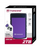 Transcend 2TB StoreJet 2.5 H3P, Portable HDD, USB 