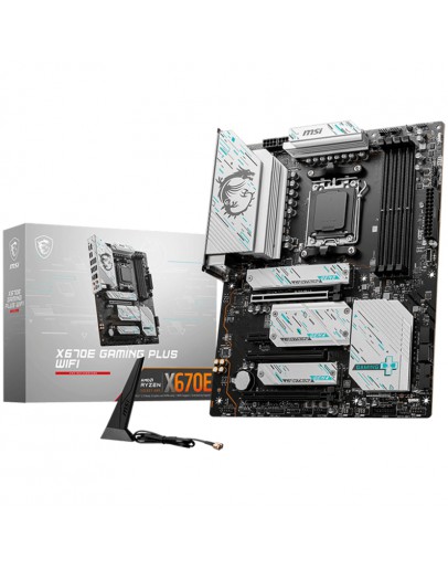 MSI X670E GAMING PLUS WIFI, ATX, Socket AM5, AMD