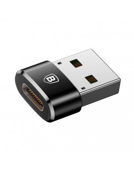 Преходник Baseus Mini, Type-C F към USB, OTG, Черен - 40399