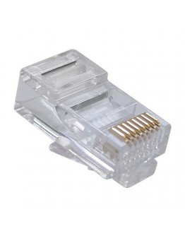 Букси No brand, RJ-45 200 броя в пакет, Прозрачни - 17140