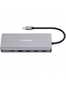 CANYON hub DS-12 13in1 4k USB-C Dark