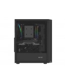 Fury PC Case Shobo SH4 Midi Tower, Window, Black