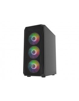 Fury PC Case Shobo SH4F RGB Midi Tower, Window, Bl