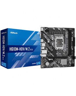 ASROCK Main Board Desktop H610M-HDV/M.2 (S1700,