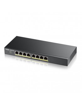 ZyXEL GS1900-8HP, 8-port GbE L2 PoE Smart Switch, 