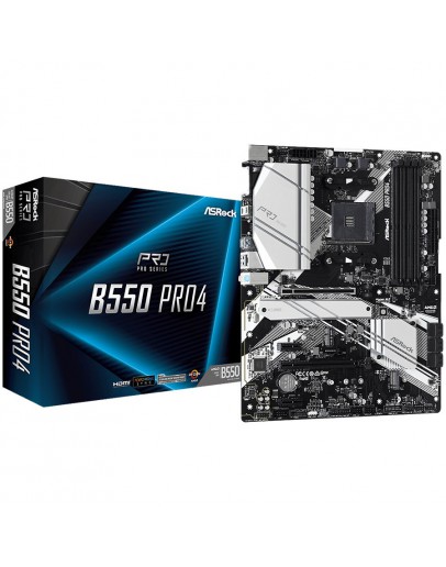 ASROCK Main Board Desktop B550 PRO4 (AM4, B550,