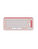 Logitech Pop Icon Keys - Rose - US INTL - BT - N/A