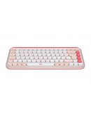 Logitech Pop Icon Keys - Rose - US INTL - BT - N/A