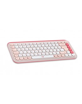 Logitech Pop Icon Keys - Rose - US INTL - BT - N/A