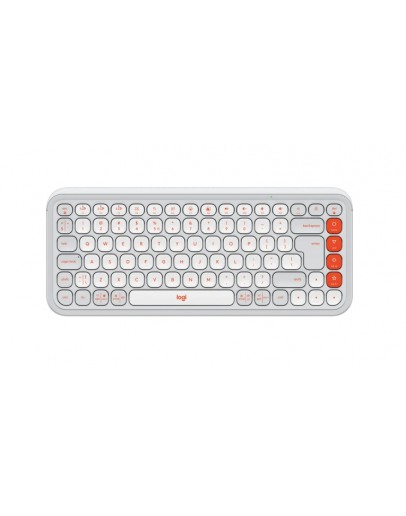 Logitech Pop Icon Keys - White - US INTL - BT - N/