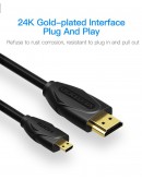 Vention Кабел Micro HDMI2.0 Cable 1.5M Black - VAA-D03-B150