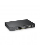 ZyXEL GS1900-24, 24-port GbE L2, 12 Port PoE Smart