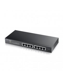 ZyXEL GS1900-8 v2, 8 port GbE L2 smart switch, des