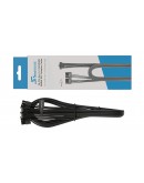 Seasonic модулен кабел Modding Cable 600W Black 90 degree - PCIe 5.0 12VHPWR - SS-2x8P-90-12V-2x6-600-BK