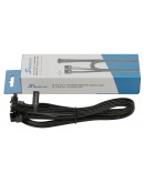 Seasonic модулен кабел Modding Cable 600W Black 90 degree - PCIe 5.0 12VHPWR - SS-2x8P-90-12V-2x6-600-BK