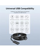 Vention Кабел удължение USB 3.0 AM / AF Active Extension Cable 5M Black - CBMBJ