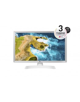 Монитор LG 24TQ510S-WZ, 23.6 WVA, LED, Smart webOS, TV Tun